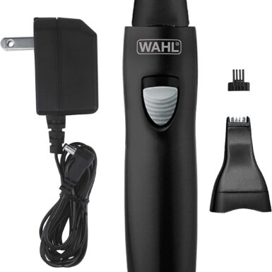 Wahl Groomsman Rechargeable Precision Trimmer for Hygienic Grooming with Rinsable, Interchangeable Heads for Eyebrows, Neckline, Nose, Ears, & Other Detailing - Model 3023284