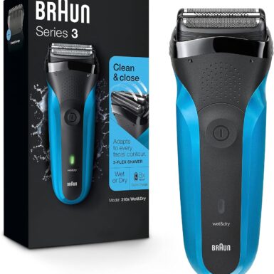 Series 3 3010s Wet & Dry Electric Shaver for Men/Rechargeable Electric Razor, Blue