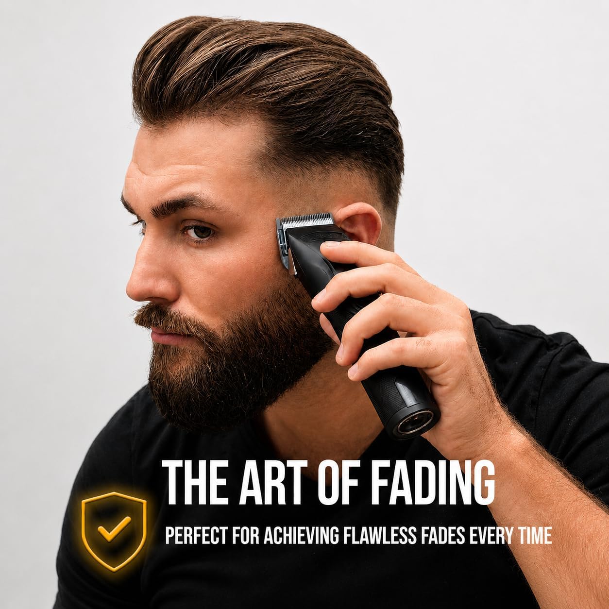 Novah® Professional Hair Clippers for Men, Professional Barber Clippers and Trimmer Set, Mens Cordless Hair Clipper for Barbers Haircut Kit Fade - Image 6
